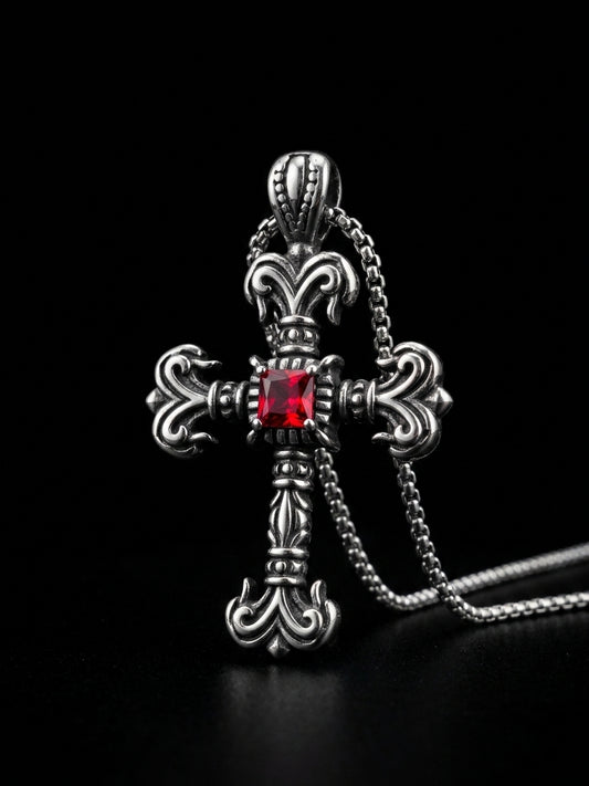 BLOODSTONE GOTHIC CROSS