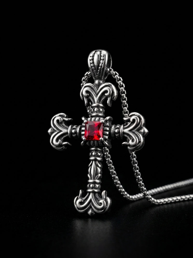 BLOODSTONE GOTHIC CROSS
