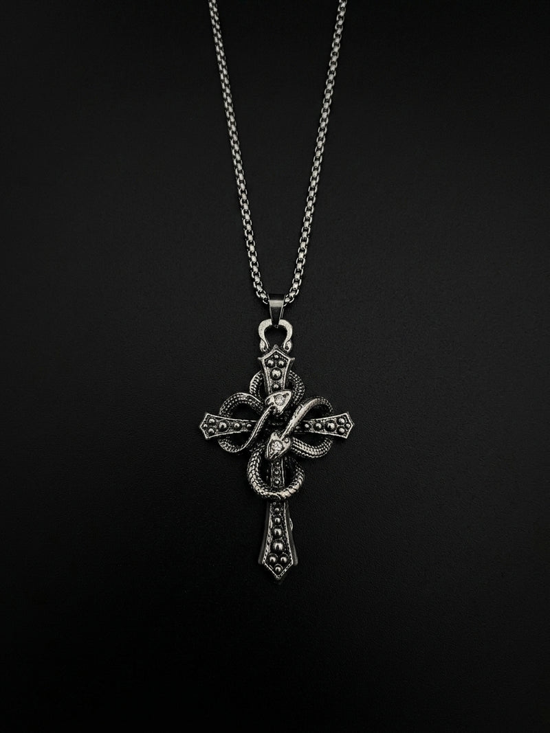 TWIN SERPENT CROSS