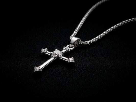 ICED CROSS PENDANT