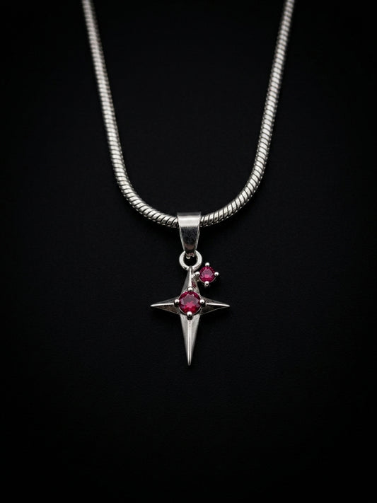 CRIMSON STAR PENDANT