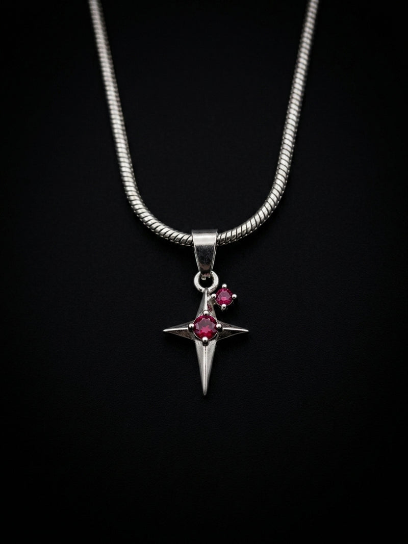 CRIMSON STAR PENDANT