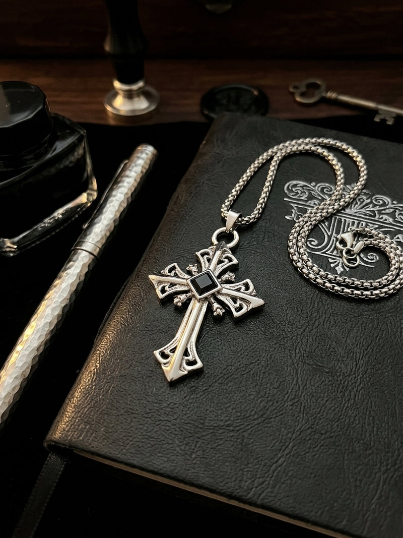 OBSIDIAN CRYPT CROSS