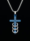 BLUE RITUAL CRUCIFIX