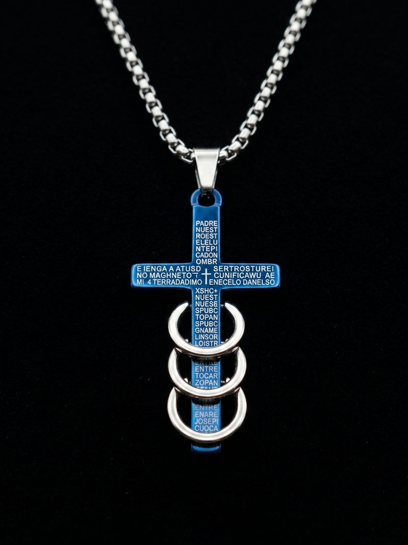 BLUE RITUAL CRUCIFIX