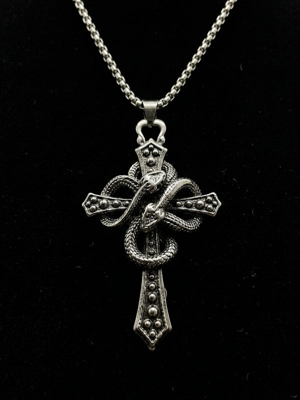 TWIN SERPENT CROSS