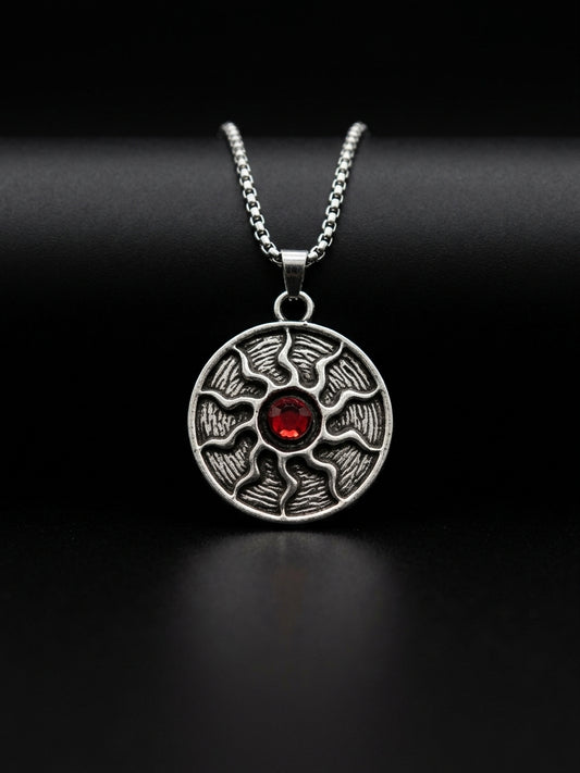 CRIMSON ECLIPSE PENDANT