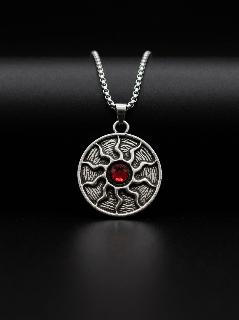 CRIMSON ECLIPSE PENDANT