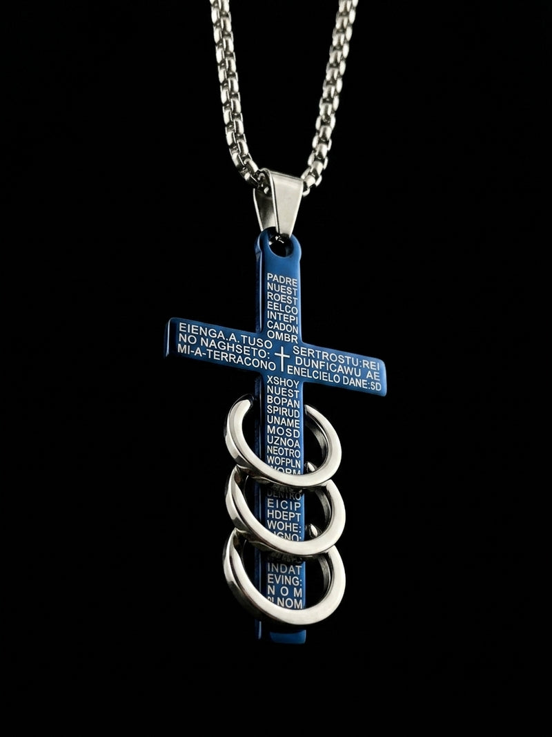 BLUE RITUAL CRUCIFIX