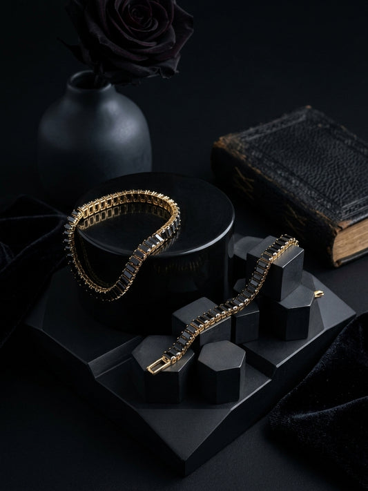 OBSIDIAN GILDED STRAND