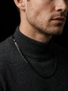 OBSIDIAN LINK NECKLACE