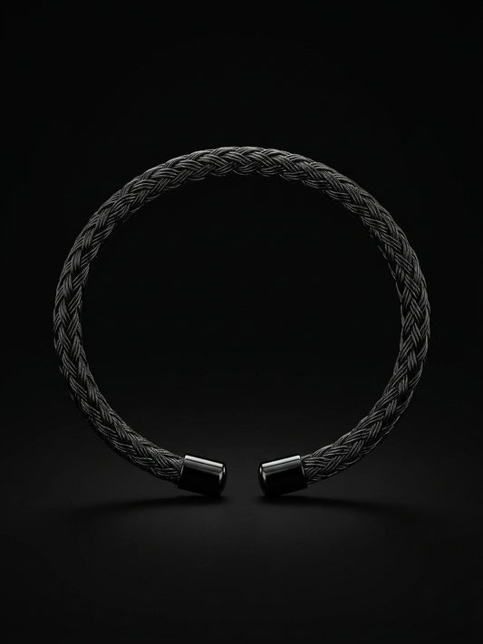BRAIDED STEEL CUFF